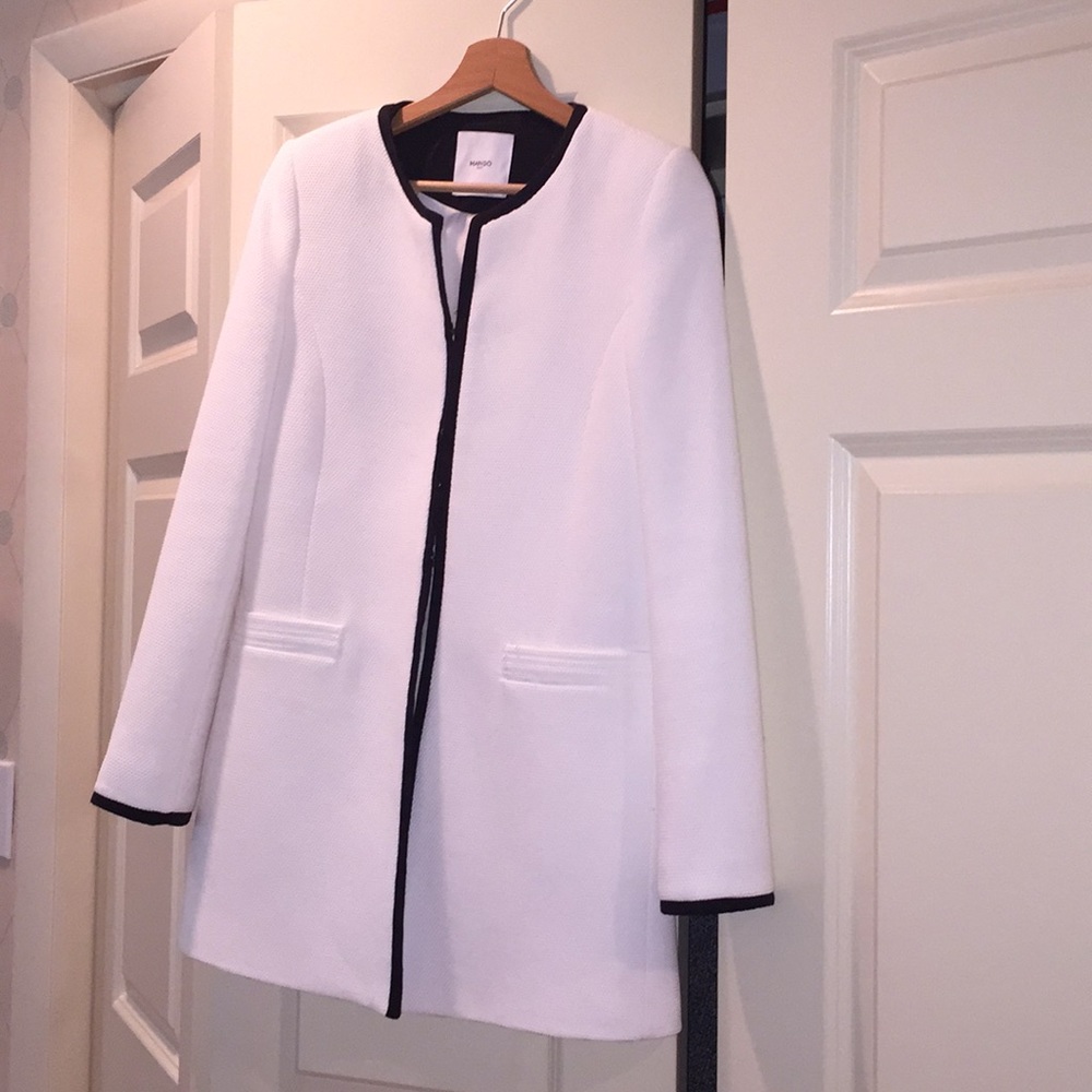Mango white suit jacket USA XS